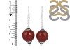 Red Onyx/Beaded Earring-2E BDD-3-70