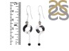 Zebra Jasper/Black SpinelBeaded Earring-2E BDD-3-72