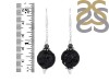 Lava/Black SunstoneBeaded Earring-2E BDD-3-73