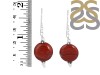 Red Jasper/Beaded Earring-2E BDD-3-77