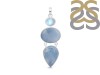 Blue Opal/Moonstone Pendant-2SP BLO-1-61