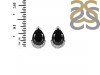 Black Tourmaline & White Topaz Stud Earring BLS-RDE-1262.