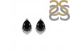 Black Tourmaline & White Topaz Stud Earring BLS-RDE-1262.