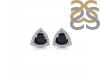 Black Tourmaline & White Topaz Stud Earring BLS-RDE-1269.