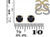 Black Tourmaline Stud Earring BLS-RDE-1435.