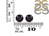 Black Tourmaline Stud Earring BLS-RDE-1437.