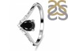 Black Tourmaline & White Topaz Ring BLS-RDR-2283.