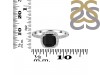 Black Tourmaline & White Topaz Ring BLS-RDR-3119.