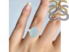 Blue Chalcedony Ring BLX-RDR-1897.