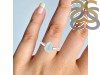 Blue Chalcedony Ring BLX-RDR-3252.