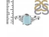 Blue Chalcedony & White Topaz Ring BLX-RDR-399.