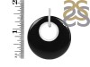 Black Onyx Donut Pendant-SP BOX-1-139