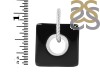 Black Onyx Donut Pendant-SP BOX-1-144