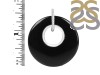Black Onyx Donut Pendant-SP BOX-1-158