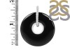 Black Onyx Donut Pendant-SP BOX-1-159