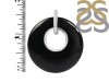 Black Onyx Donut Pendant-SP BOX-1-195