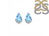 Blue Topaz Stud Earring& White Topaz Stud Earring BTZ-RDE-1262.