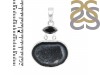 Coconut Geode/Black Spinel Pendant-2SP CCG-1-67