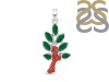 Red Coral/Green Onyx Pendant-2SP COR-1-138