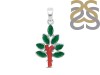 Red Coral/Green Onyx Pendant-2SP COR-1-141
