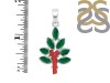 Red Coral/Green Onyx Pendant-2SP COR-1-141