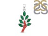 Red Coral/Green Onyx Pendant-2SP COR-1-143