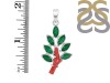 Red Coral/Green Onyx Pendant-2SP COR-1-143