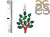 Red Coral/Green Onyx Pendant-2SP COR-1-158