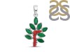 Red Coral/Green Onyx Pendant-2SP COR-1-164
