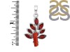 Red Coral/Garnet Pendant-2SP COR-1-86
