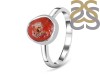 Red Coral Ring-R-Size-7 COR-2-13