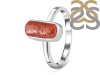 Red Coral Ring-R-Size-8 COR-2-17