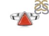 Red Coral Ring-R-Size-8 COR-2-18