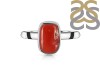 Red Coral Ring-R-Size-8 COR-2-3