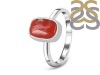 Red Coral Ring-R-Size-8 COR-2-3