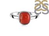 Red Coral Ring-R-Size-10 COR-2-43