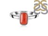 Red Coral Ring-R-Size-6 COR-2-61