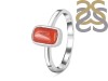 Red Coral Ring-R-Size-6 COR-2-61