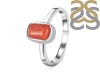 Red Coral Ring-R-Size-6 COR-2-64