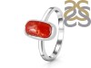 Red Coral Ring-R-Size-8 COR-2-74