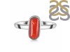 Red Coral Ring-R-Size-8 COR-2-87