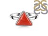 Red Coral Ring-R-Size-8 COR-2-89