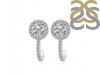 Crystal & White Topaz Stud Earring CST-RDE-1264.