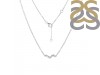 Crystal & White Topaz Necklace CST-RDN-460.