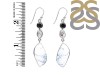 Dendritic Agate/Black Spinel/Herkimer Diamond Earring-2E DDA-3-68
