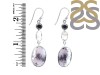 Dendritic Agate/Black Spinel/Herkimer Diamond Earring-2E DDA-3-72