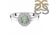 Green Amethyst & White Topaz Ring GRA-RDR-1768.