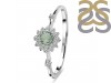 Green Amethyst & White Topaz Ring GRA-RDR-1937.