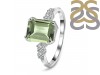 Green Amethyst & White Topaz Ring GRA-RDR-2215.