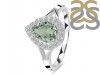 Green Amethyst & White Topaz Ring GRA-RDR-2253.